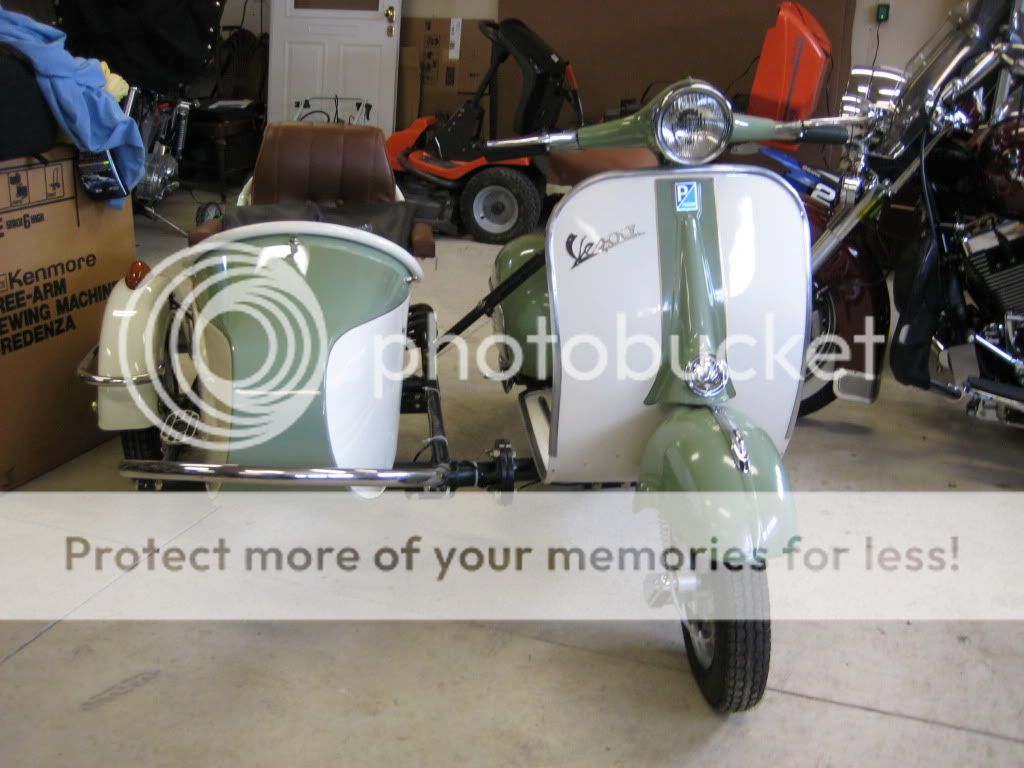 1970 Vespa & Sidecar